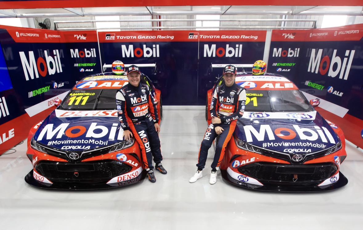 Dudu Barrichello é o novo piloto da equipe Mobil™ Full Time Sports e passa a correr ao lado do pai em 2023 Divulgação
